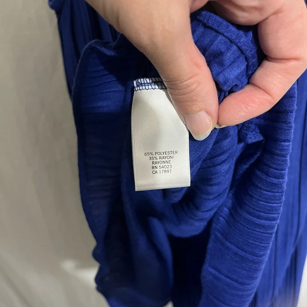 Royal Blue Banana Republic Tank - Size Small Petite - Picture 4 of 6